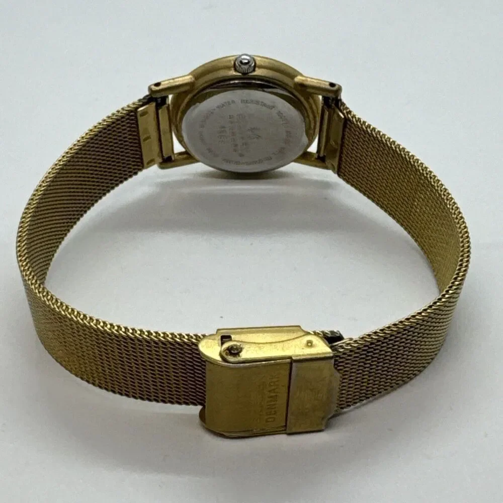 Skagen 45GG Women's Gold Tone Analog Dial Quartz Genuine Wrist Watch JNA568